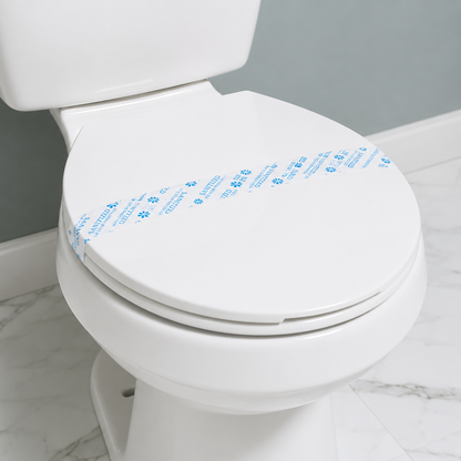 Sanitized toilet seat band, 1000/case