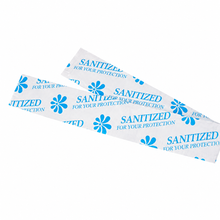 Sanitized toilet seat band, 1000/case