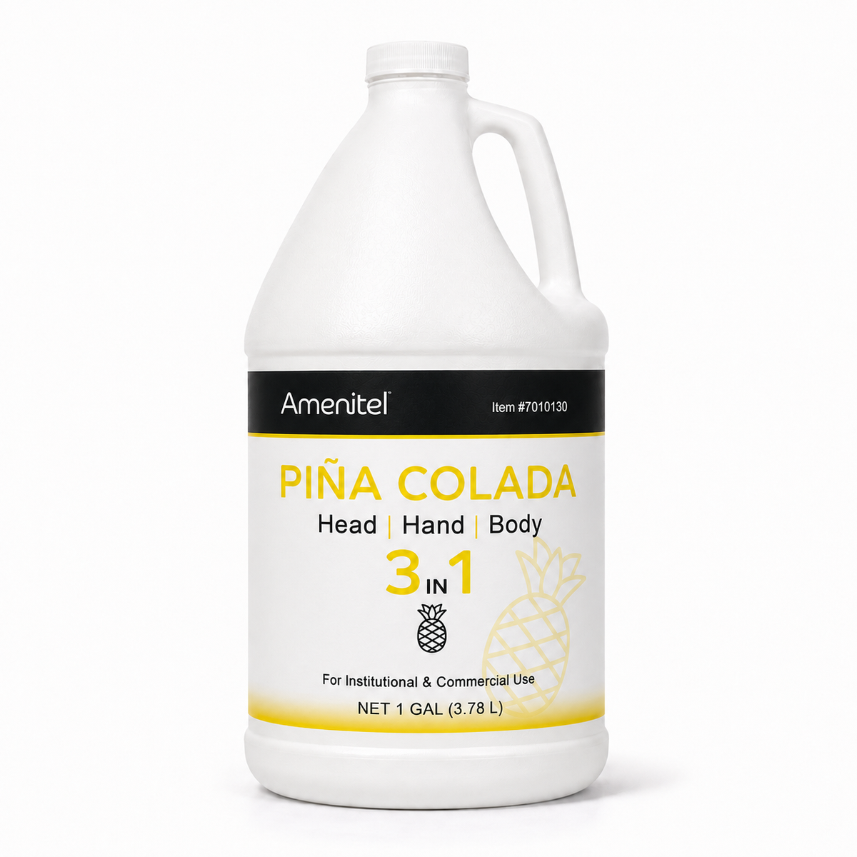 Body shampoo 3 in 1 pina colada 4 gal./case