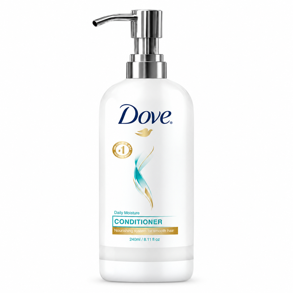 Dove original conditioner 240 ml / 8.11 oz bottle with pump, 24/case