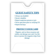 Welcome generic key card envelope, 500/case