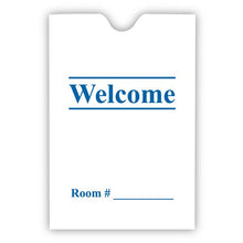 Welcome generic key card envelope, 500/case