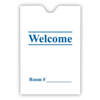 Welcome generic key card envelope, 500/case