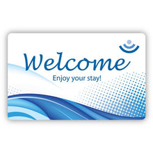 Welcome generic RFID key card, 250/case