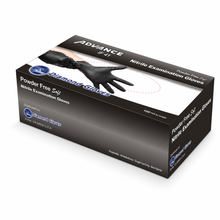 Diamond nitrile gloves, 4-4.5 mil. exam, powder free, 10/100, 1000/case