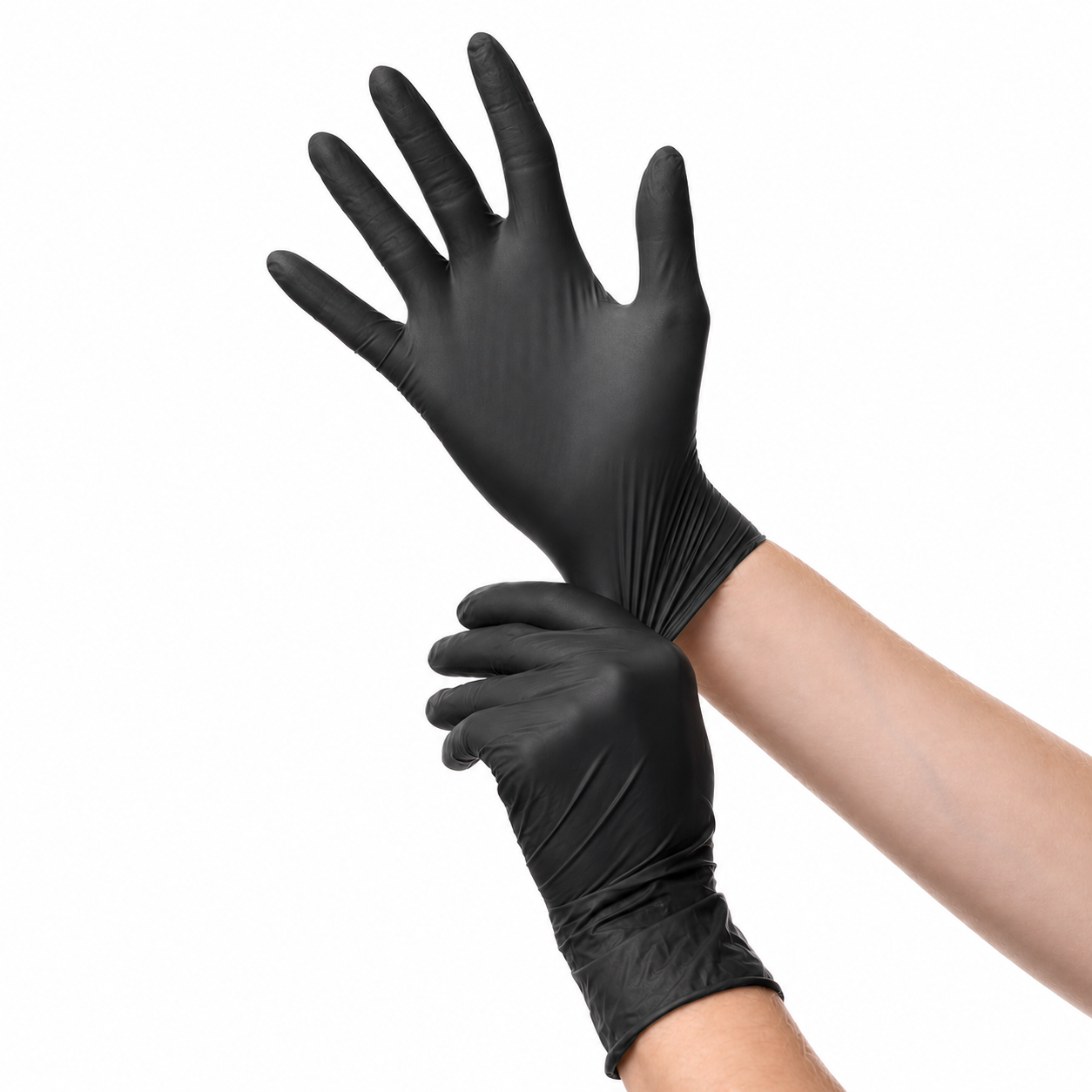 Diamond nitrile gloves, 4-4.5 mil. exam, powder free, 10/100, 1000/case