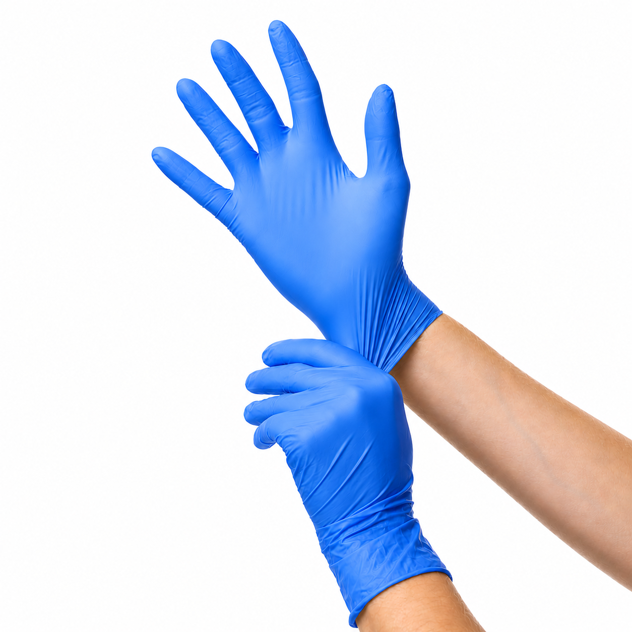Diamond nitrile gloves, 4-4.5 mil. exam, powder free, 10/100, 1000/case
