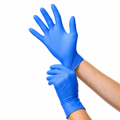 Diamond nitrile gloves, 4-4.5 mil. exam, powder free, 10/100, 1000/case