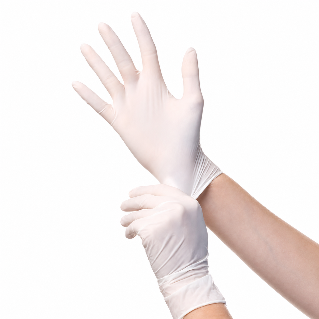 Diamond nitrile gloves, 4-4.5 mil. exam, powder free, 10/100, 1000/case